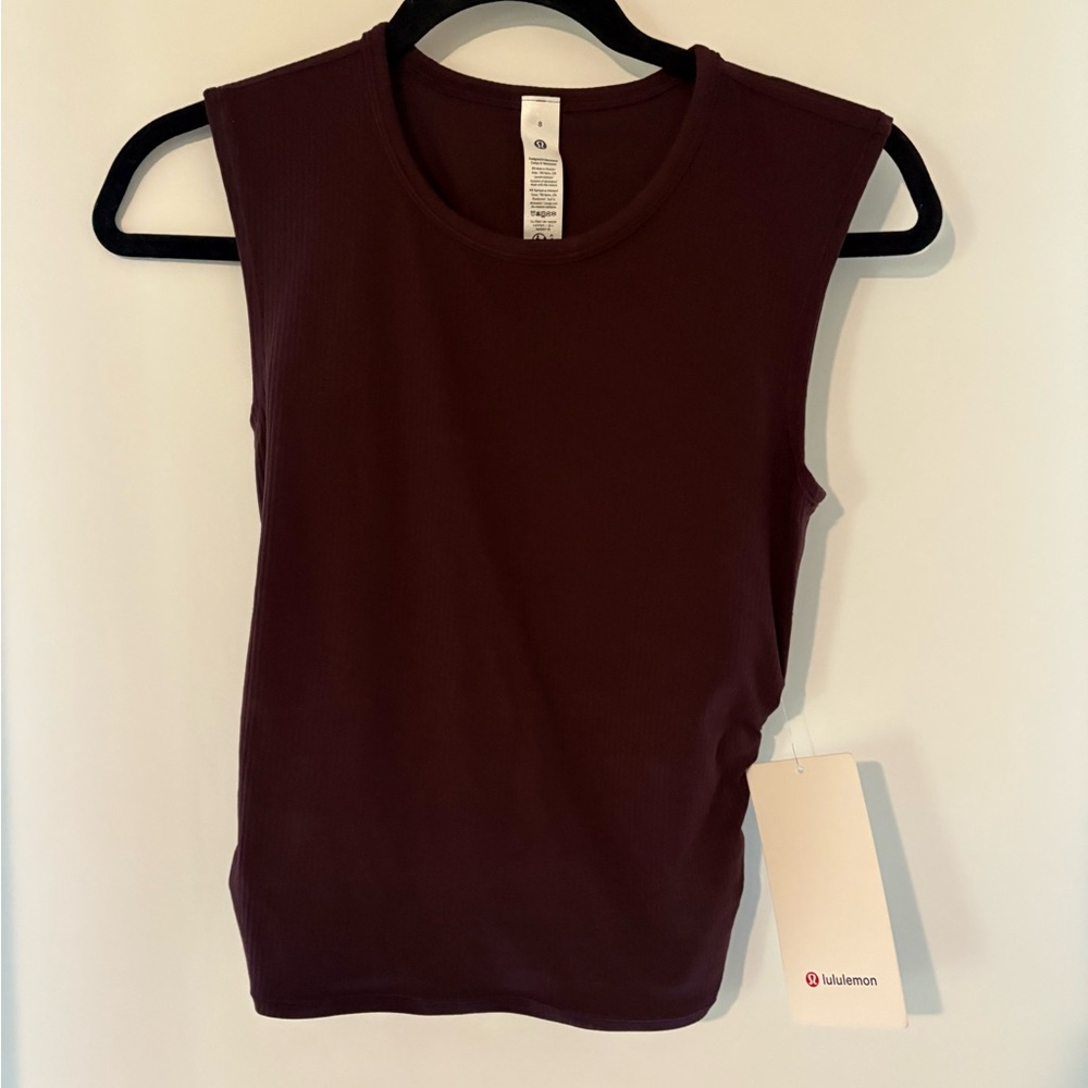 All is Takes Back Twist ribbed tank top